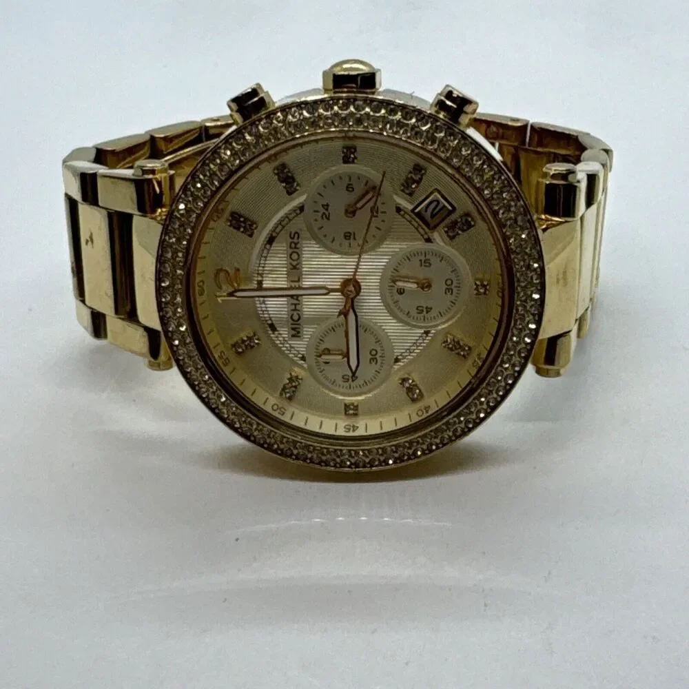 Michael Kors Parker MK5354 Women Stainless Steel Analog Dial Quartz Watch JNA405